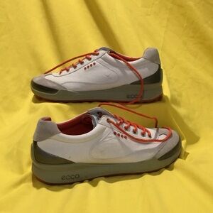 Ecco White and Gray Shoes with Red Highlights SZ 42 US men’s 9